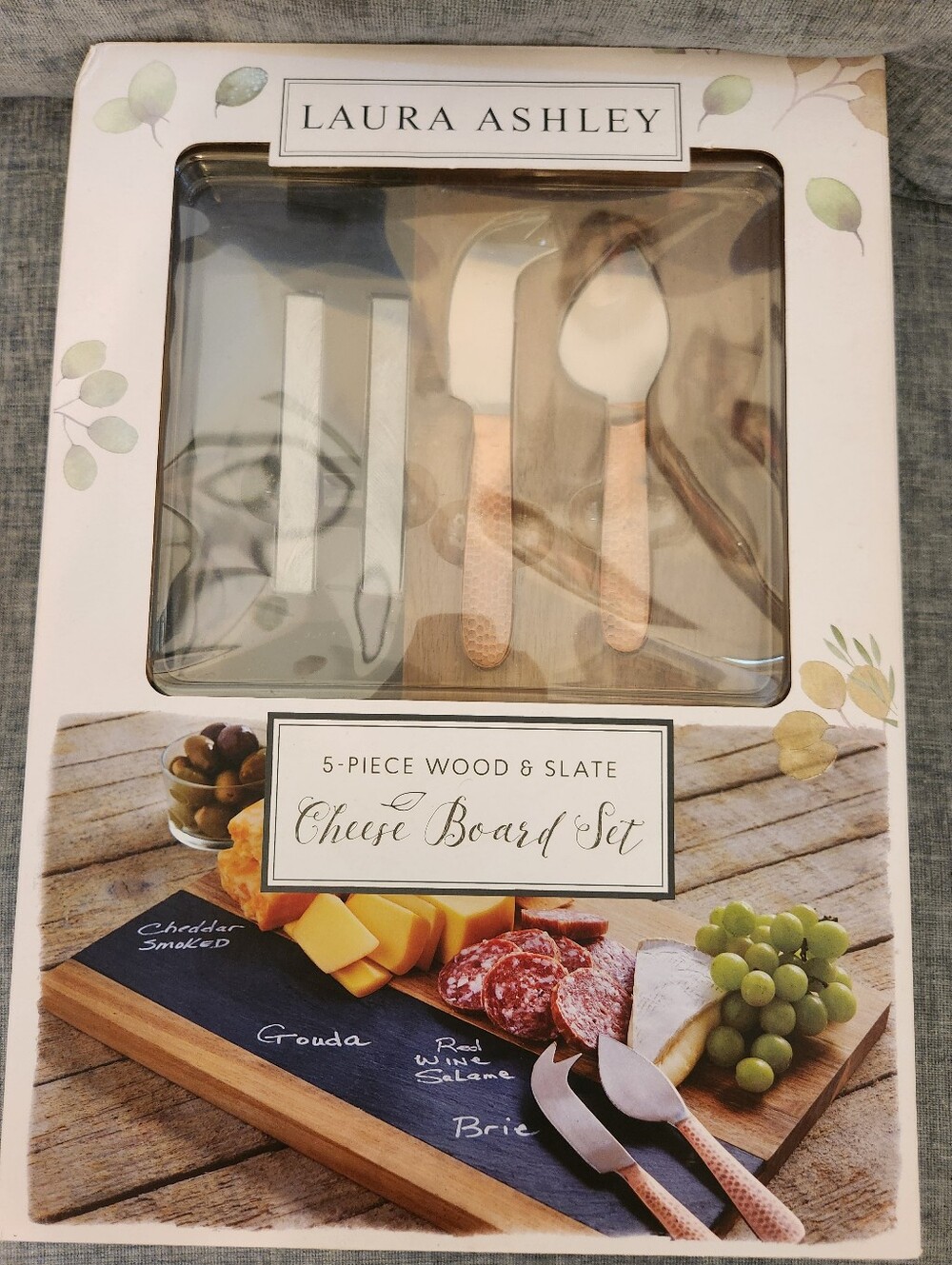 Laura Ashley Charcuterie Board Cheese